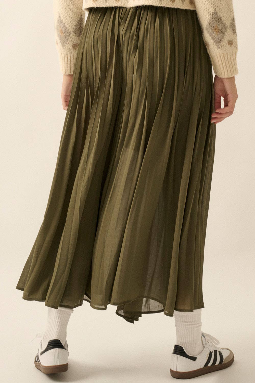 Promesa USA – wholesale Skirt – Women’s – Solid Pleated Chiffon Maxi Skirt11
