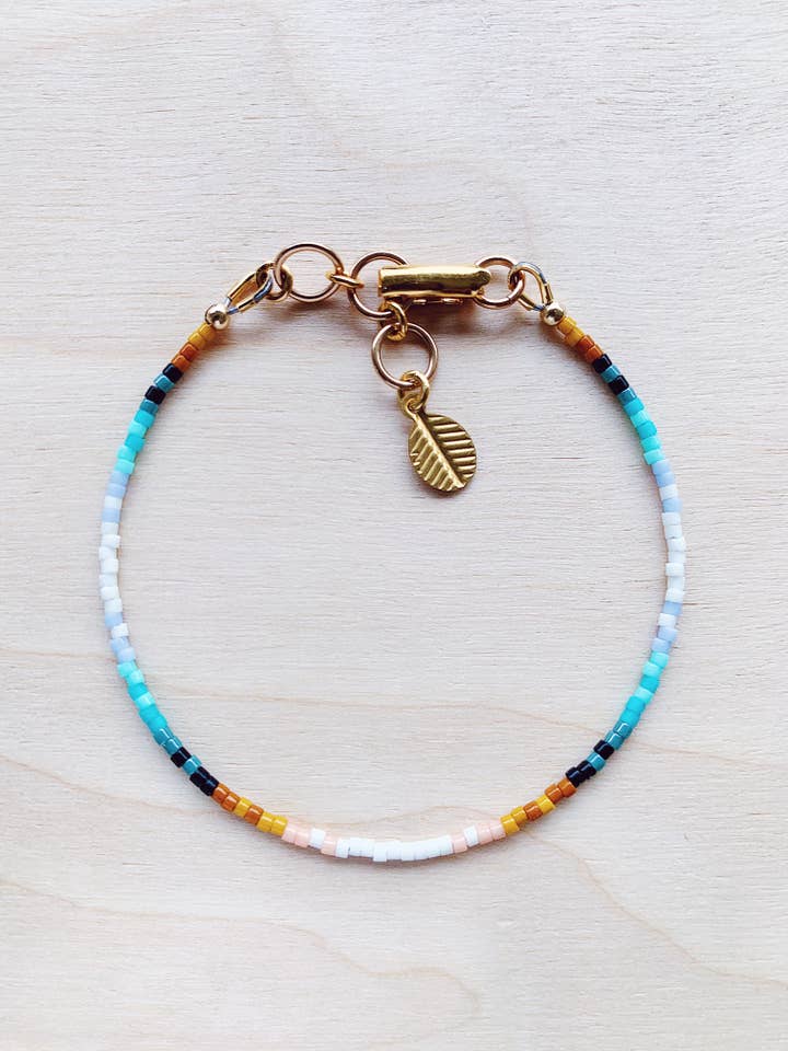 Slangearmbånd - Oasis Ombré - Delica Glasperler for engroshandel hos On the Lookout Jewelry