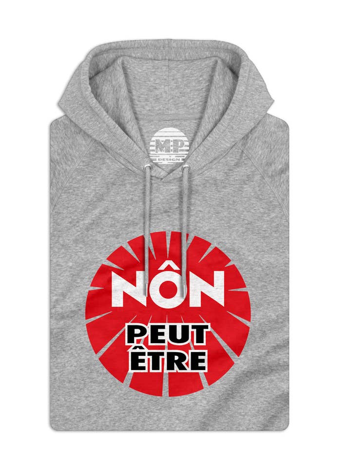 Unisex hættetrøje "Nôn Peut-être" for engroshandel hos Peye et Meye