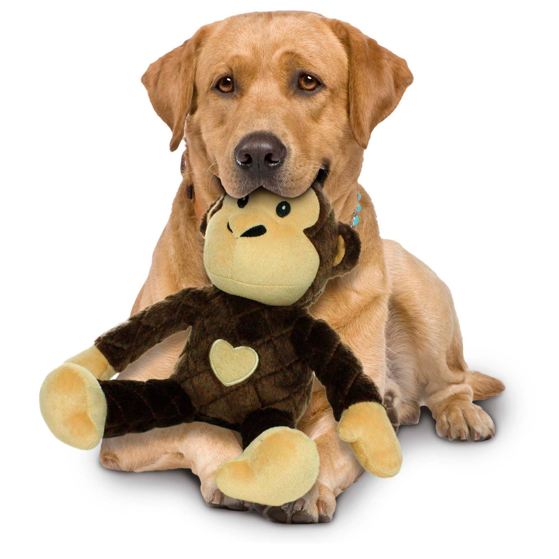 Tuffy Dog Toys - VIP Products - Wholesale Pet Squeaky Toy - Dog - Mighty Safari Monkey - Brown, Plush, Squeaky Dog Toy5