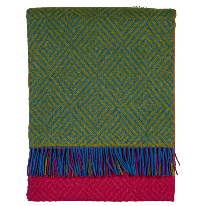 Prince of Scots – wholesale Prydnadsfilt – Southampton hem merino ull blocket kasta (lysande)3