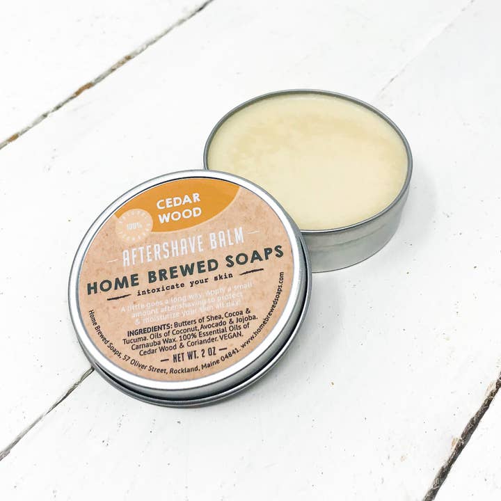 Home Brewed Soaps - Wholesale Aftershave - Men's - After Shave Balm - Cedarwood