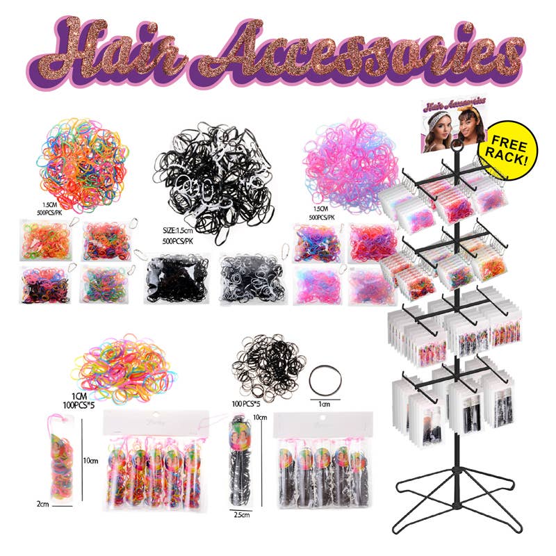 Deluxe Import Trading – wholesale Hair accessories set – Women’s – 288 pc Hair Accessories with Display - Style 10