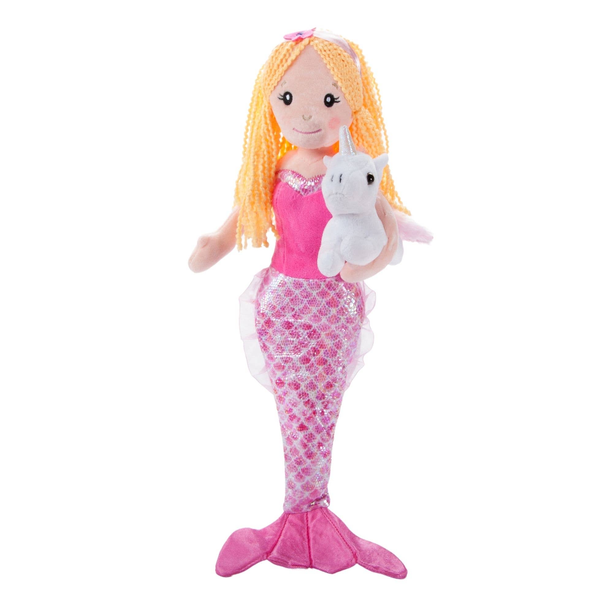 The Petting Zoo - Wholesale Doll - Kids - 17" (45cm) Mermaid Assorted w/ Unicorn Mythical/Fantasy 2