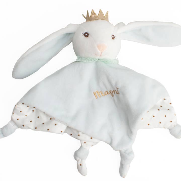 Pacifier cloth bunny cuddling 23x23 cm for wholesale by Magni ApS