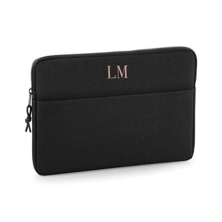 Jessica Hollie Gifts – Großhandel Laptop-/Tablet-Hülle – Damen – Personalisierte Laptoptasche, Universitätsgeschenk, Laptoptasche, anfängliche Tablet-Tasche, Monogramm-Dokumententasche, Laptoptasche, benutzerdefinierte Computertasche, 13" Größe
