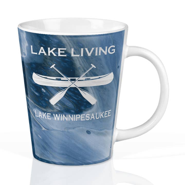 Sac quotidien personnalisable en cuir végétalien : Lake Living Canoe pour la vente par Matrix