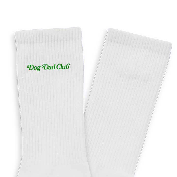 Dog Dad Club Socks - Green for wholesale by Trill Paws