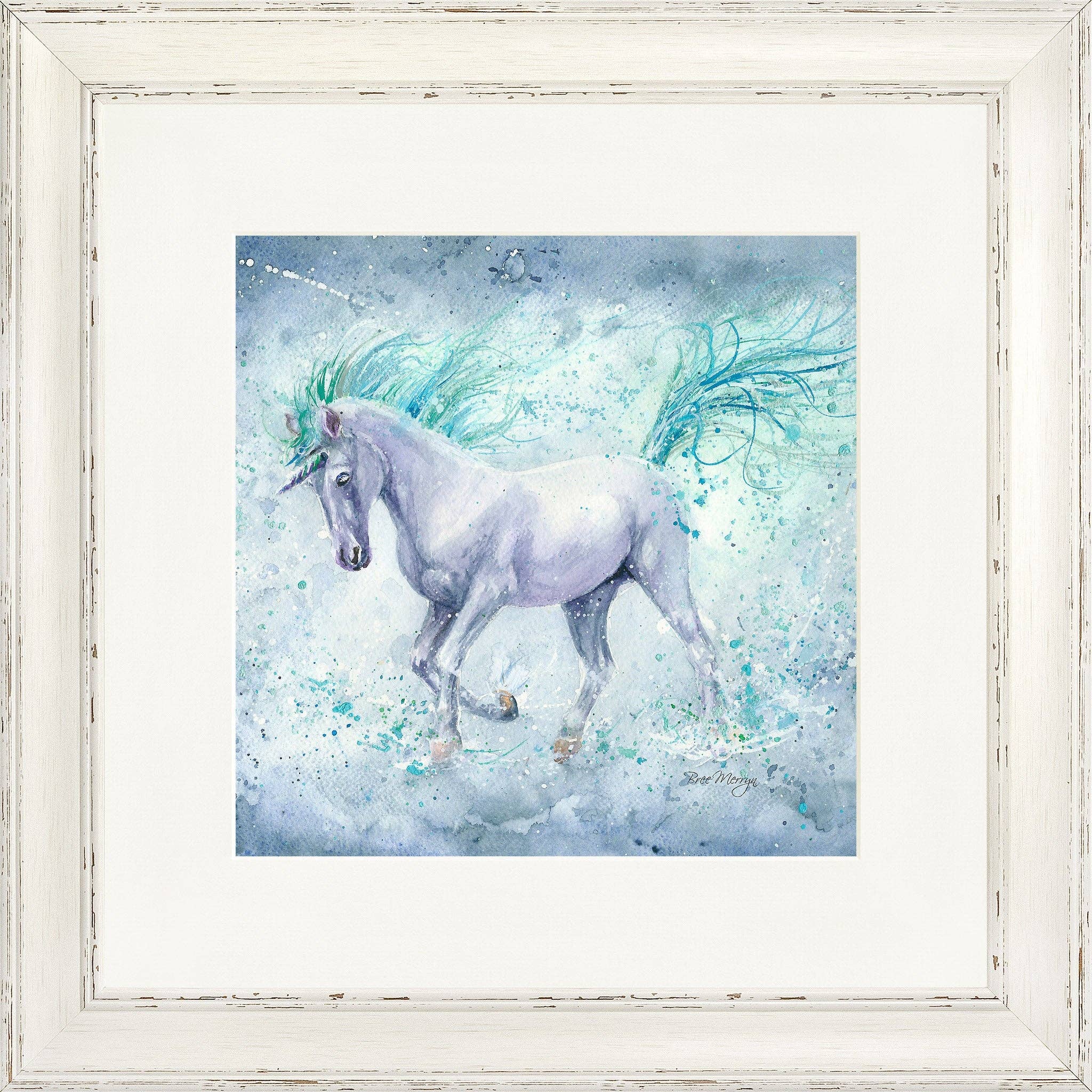 Bree Merryn Art Ltd - Wholesale Kunstprint - Silvermist vierkante ingelijste afdruk (13" of 19")2