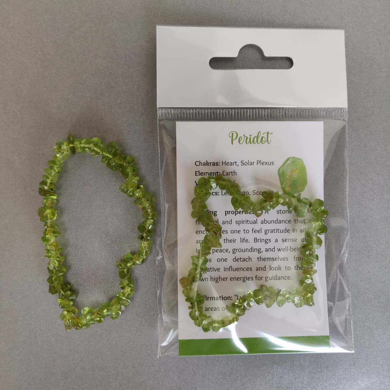 Rare Gear - Wholesale Beaded bracelet - Chip Gemstone / Crystal Stretch Bracelet with FREE Info Card12