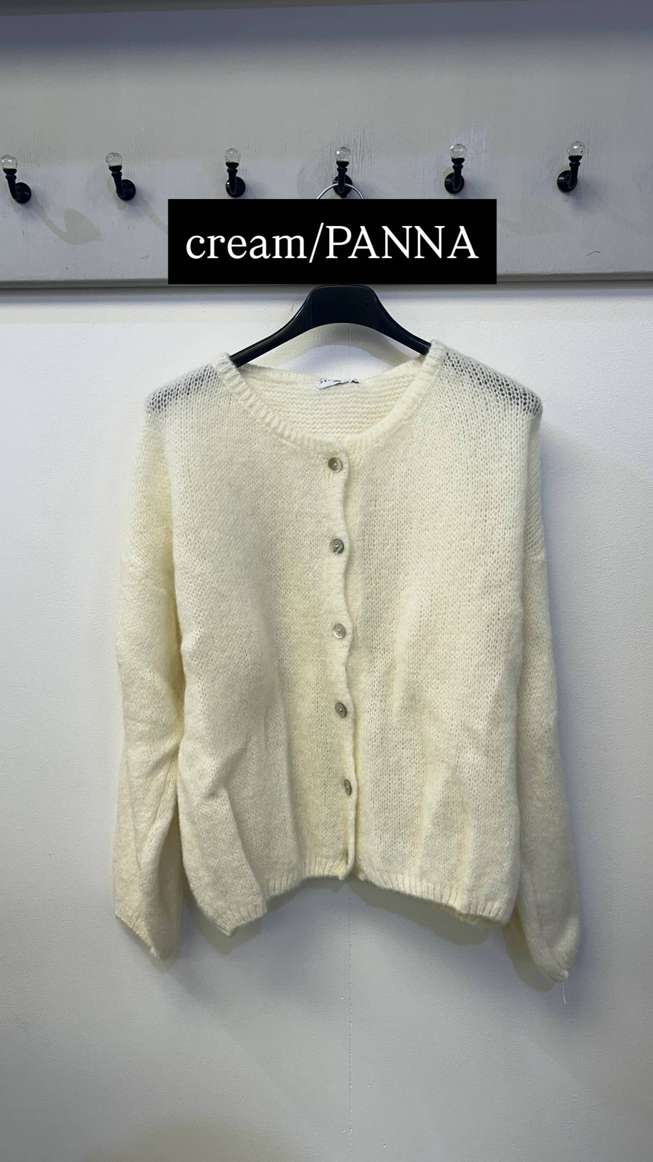 Terminal 1 Clothing – wholesale Kofta - Dam – Cardigan i mohairblandning med knappar fram7