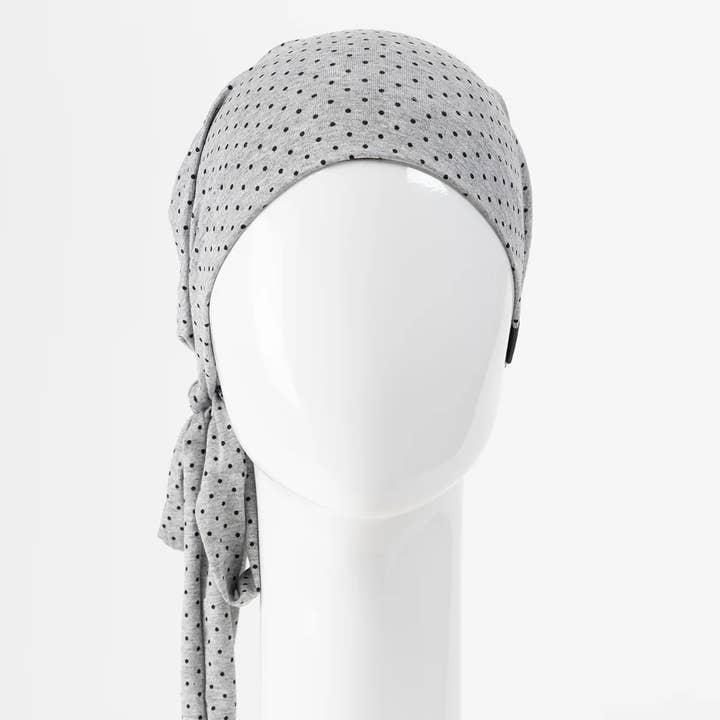 Sibelle - Wholesale Scarf - Women's - Women Chemo Scarf with Ties | Dots