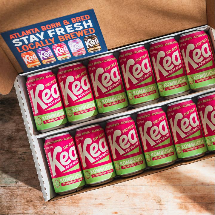 Kea Beverages - Wholesale Kombucha - Strawberry Guava Kombucha1