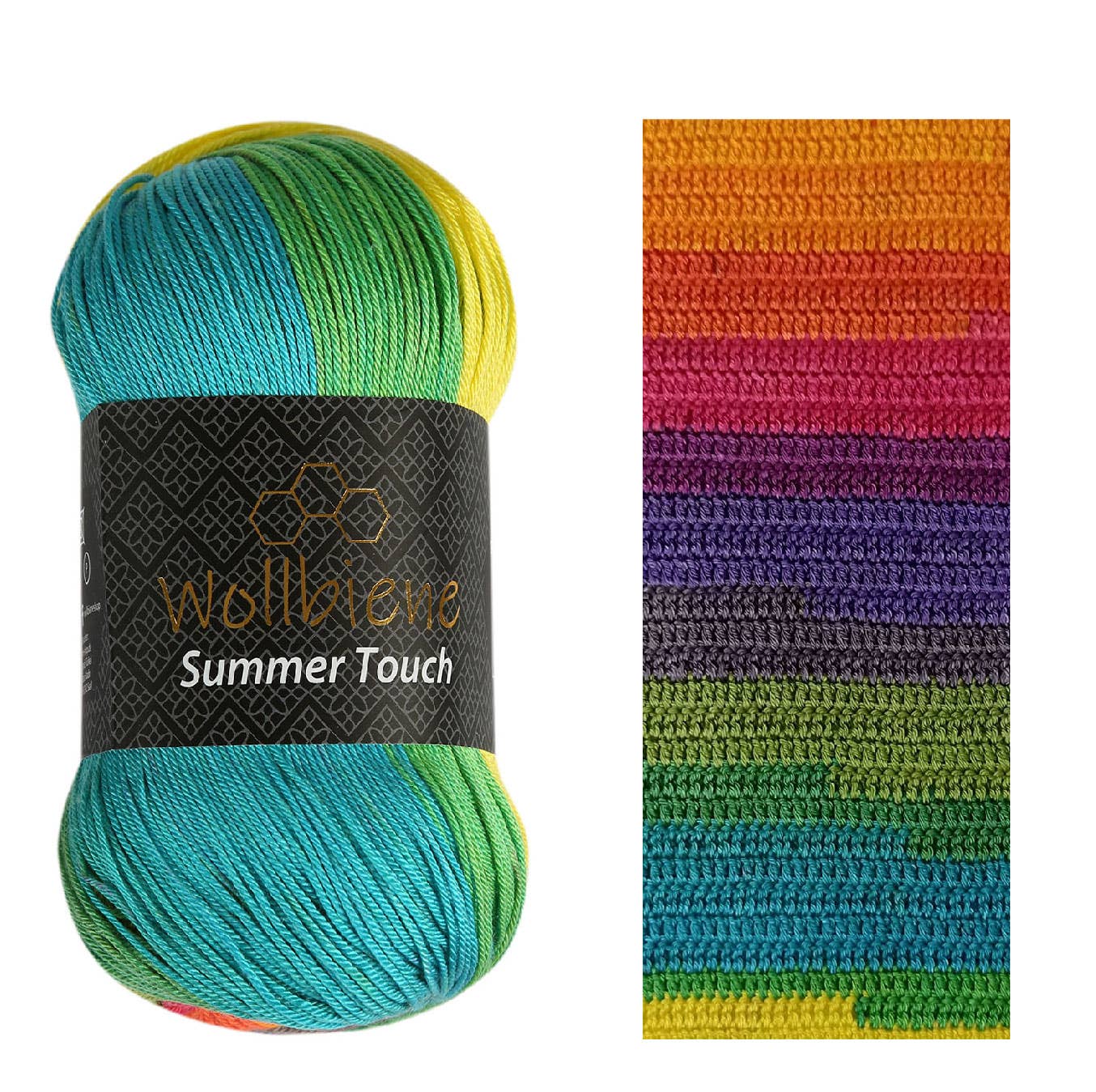 Wollbiene – Engroshandel Garn – Woolbee Summer Touch batik med farvegradient i uldgarn18