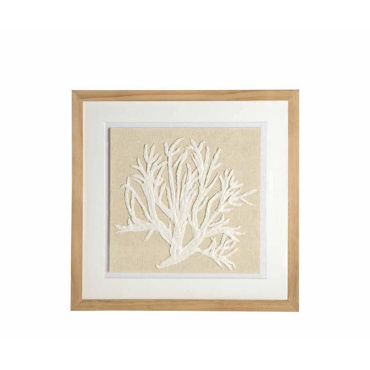 Abstract Coral Painting 40x40 cm for wholesale by Andrea House