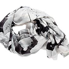 Écharpe en modal cerise noire pour la vente par TuChi