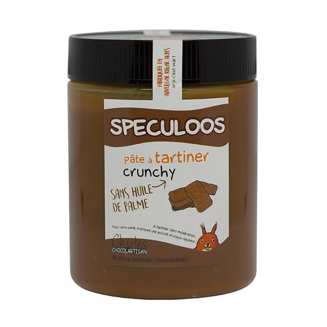 Spéculoos crunchy 570g pour la vente par CHARLES CHOCOLARTISAN