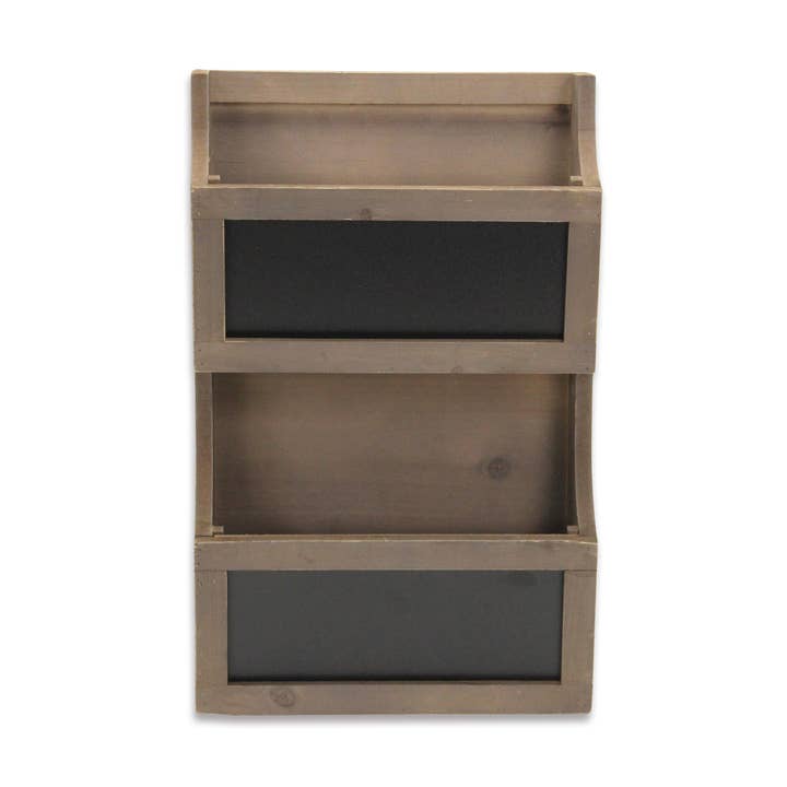 Selby Wooden 2 Tier Wall Storage for wholesale by Cheungs Home Decor