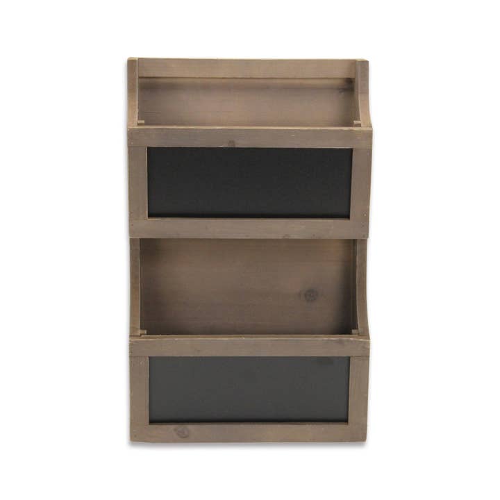 Selby Wooden 2 Tier Wall Storage for wholesale by Cheungs Home Decor