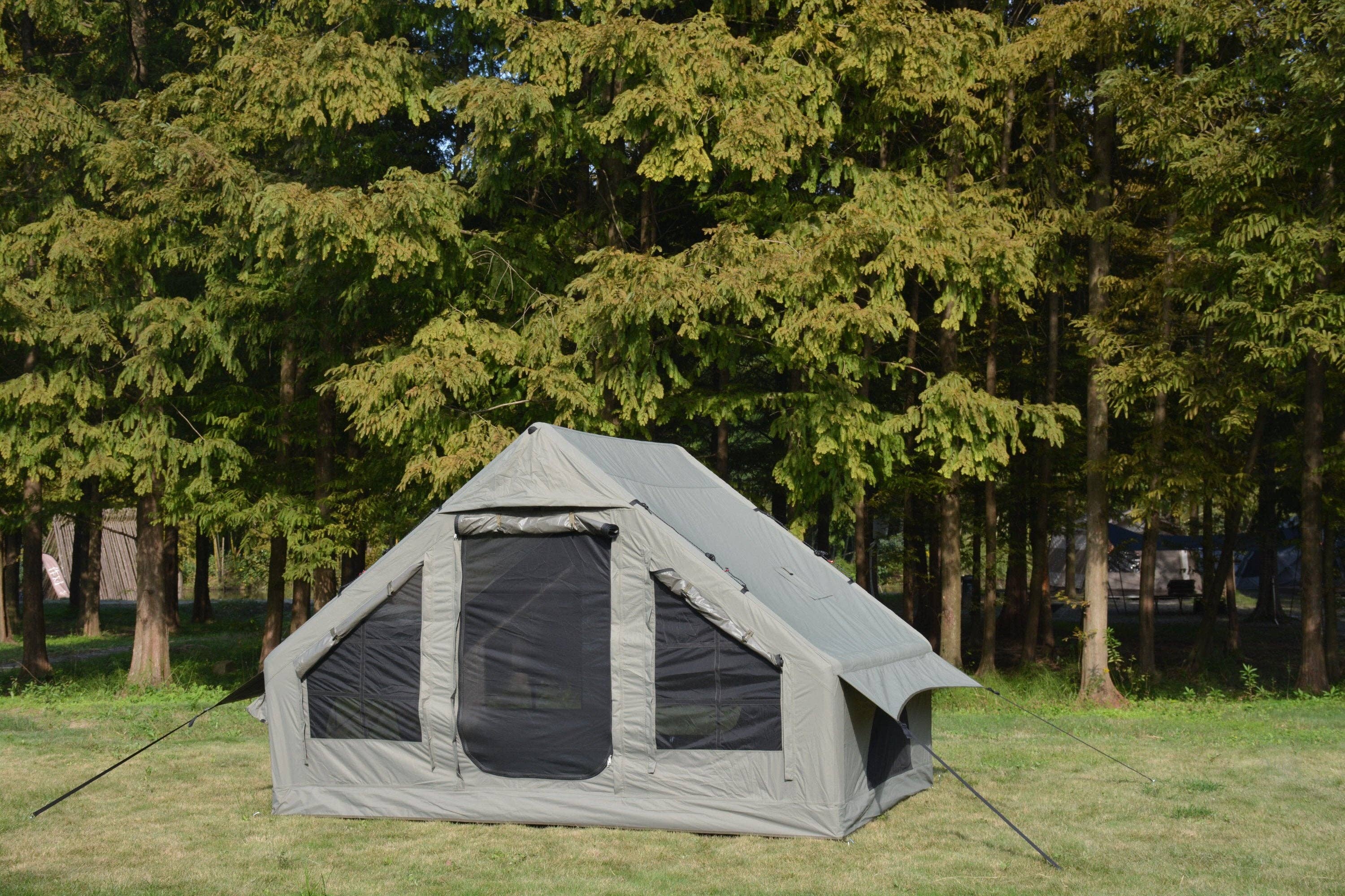 39F Inc. - Wholesale Tent - Inflatable 4–6 Person Camping Tent with Stove Jack Green17