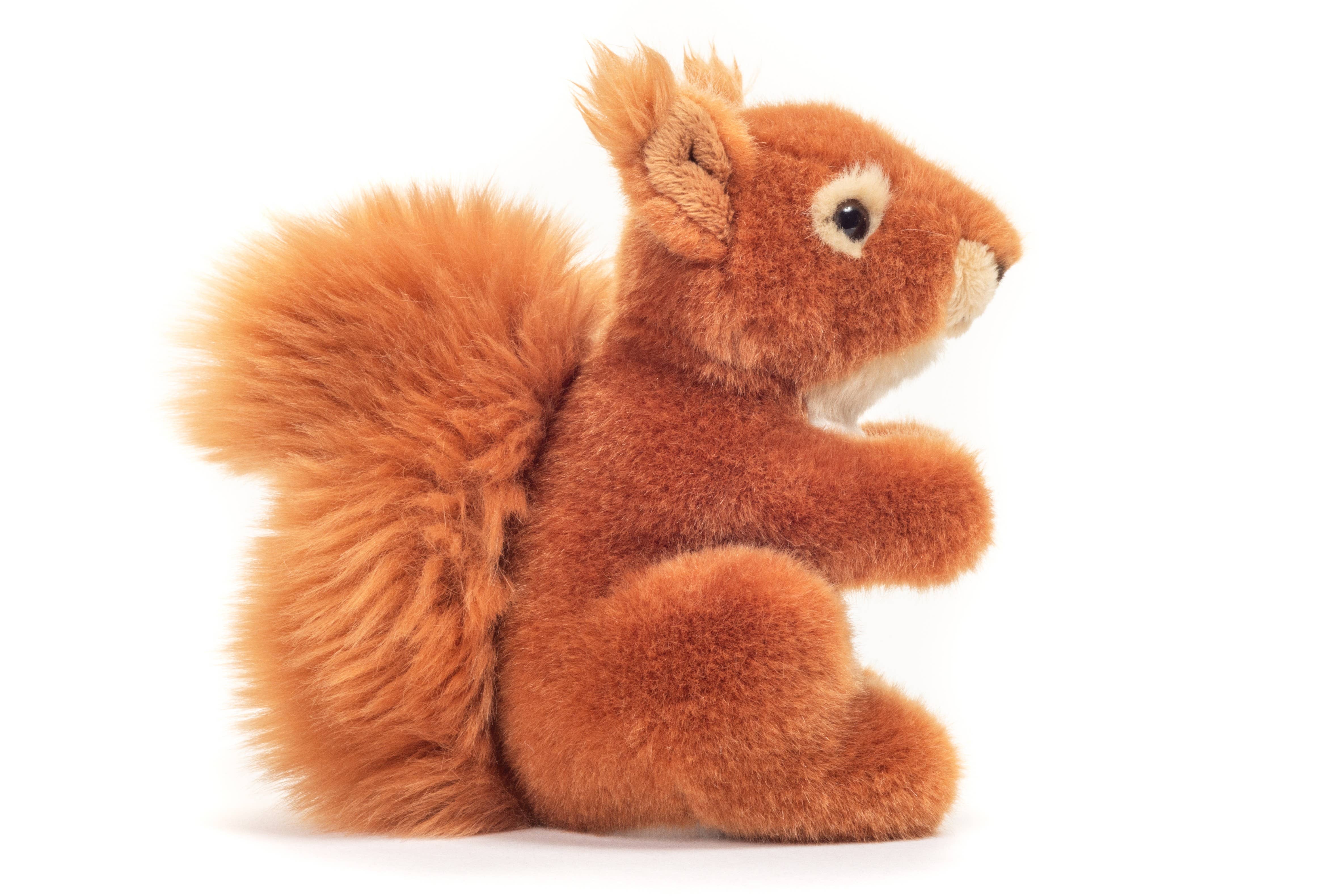 Teddy Hermann – wholesale Stuffed/plush toy – Kids & baby – Squirrel 14 cm - plush toy - soft toy5