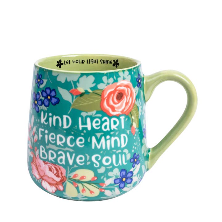 Tasse : Cœur tendre, Esprit féroce, Âme courageuse pour la vente par Divinity Boutique