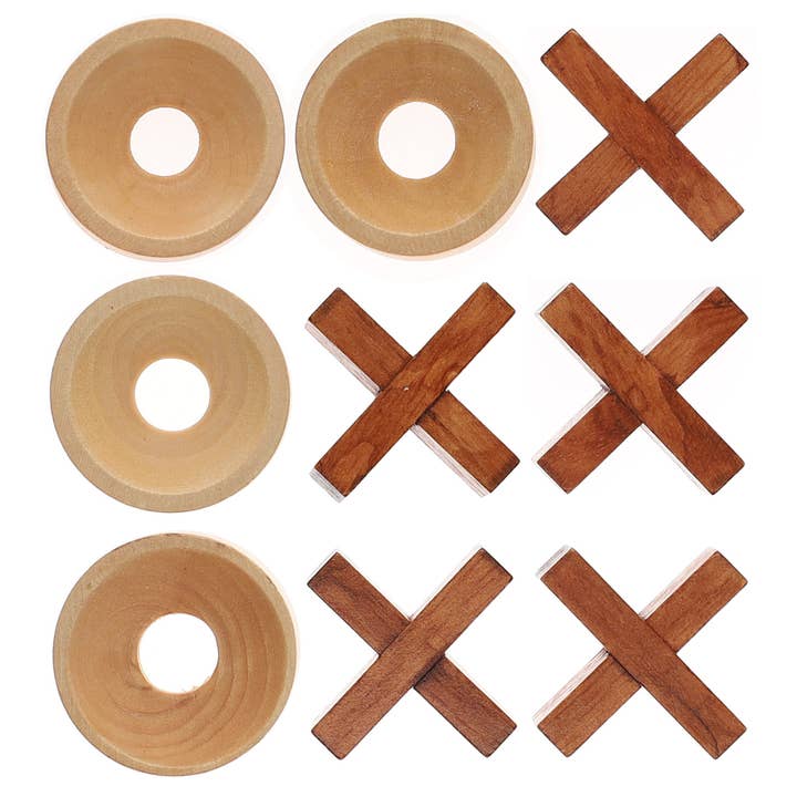 Wood Expressions - Venta al por mayor Juegos de mesa - Juego de mesa de madera Tic Tac Toe8