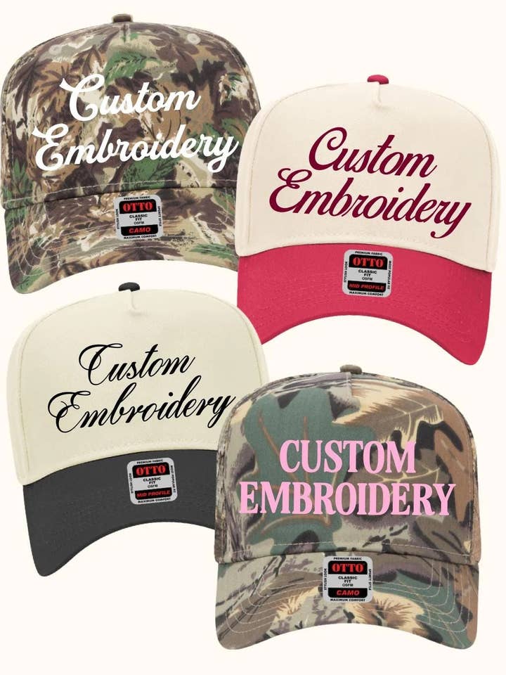 Custom Embroidered Trucker Hat for wholesale by Wilder Made