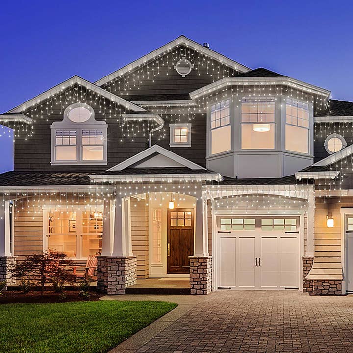 200 Connectable High Density Icicle Rice Lights for wholesale by Holiday Bright Lights