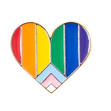 Alloy Zinc Heart Lapel Pin for wholesale by Global Affairs