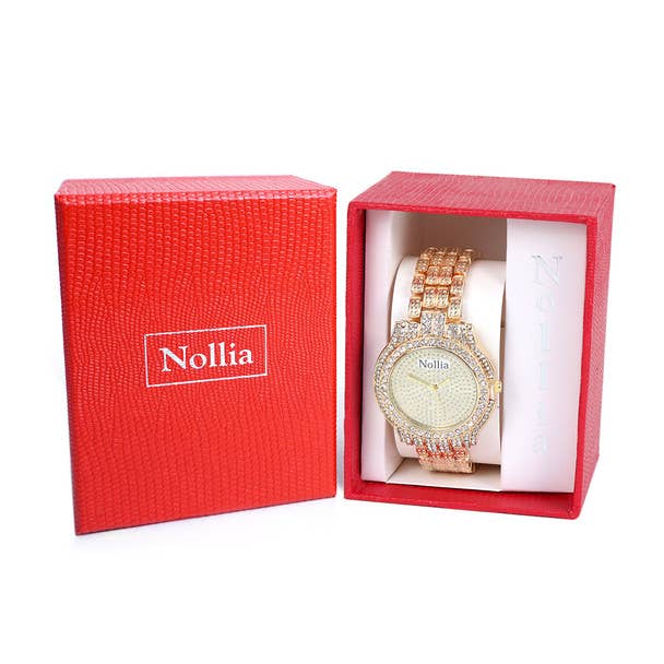 Selini New York - Vente Montre – femme - Montre Dressy dorée pour femme 39 mm
