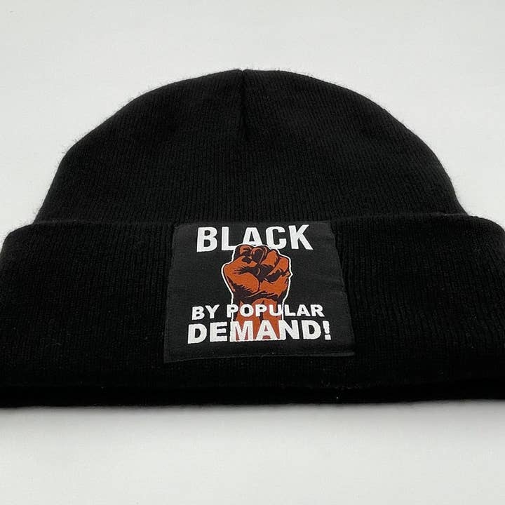 Gorro Preto by Popular Demand® Classic Logotipo “Power” por atacado de HGC Apparel LLC