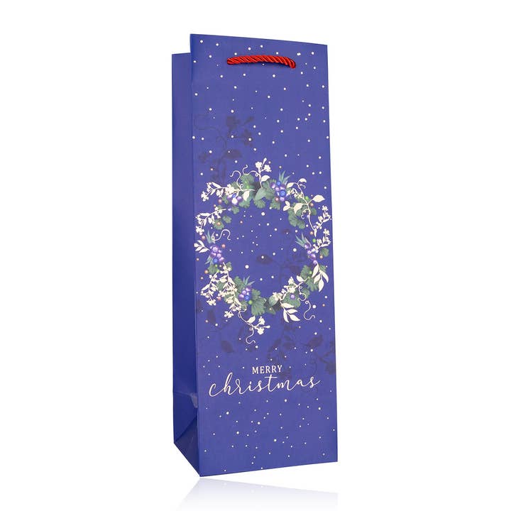 Accentra - Wholesale Gift Bag - Gift Bag MERRY CHRISTMAS for Bottles Classic2