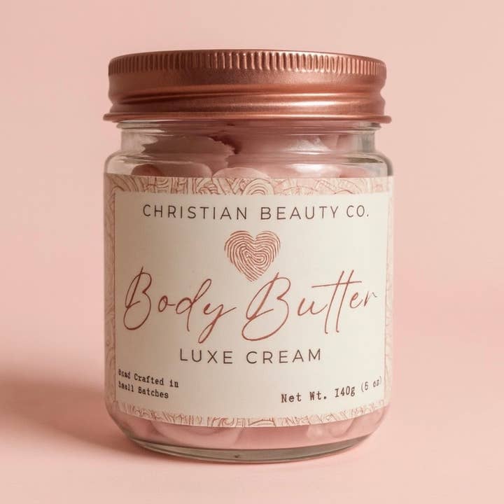 Organic Body Butter Luxe Cream 5oz for wholesale by Christian Beauty Co
