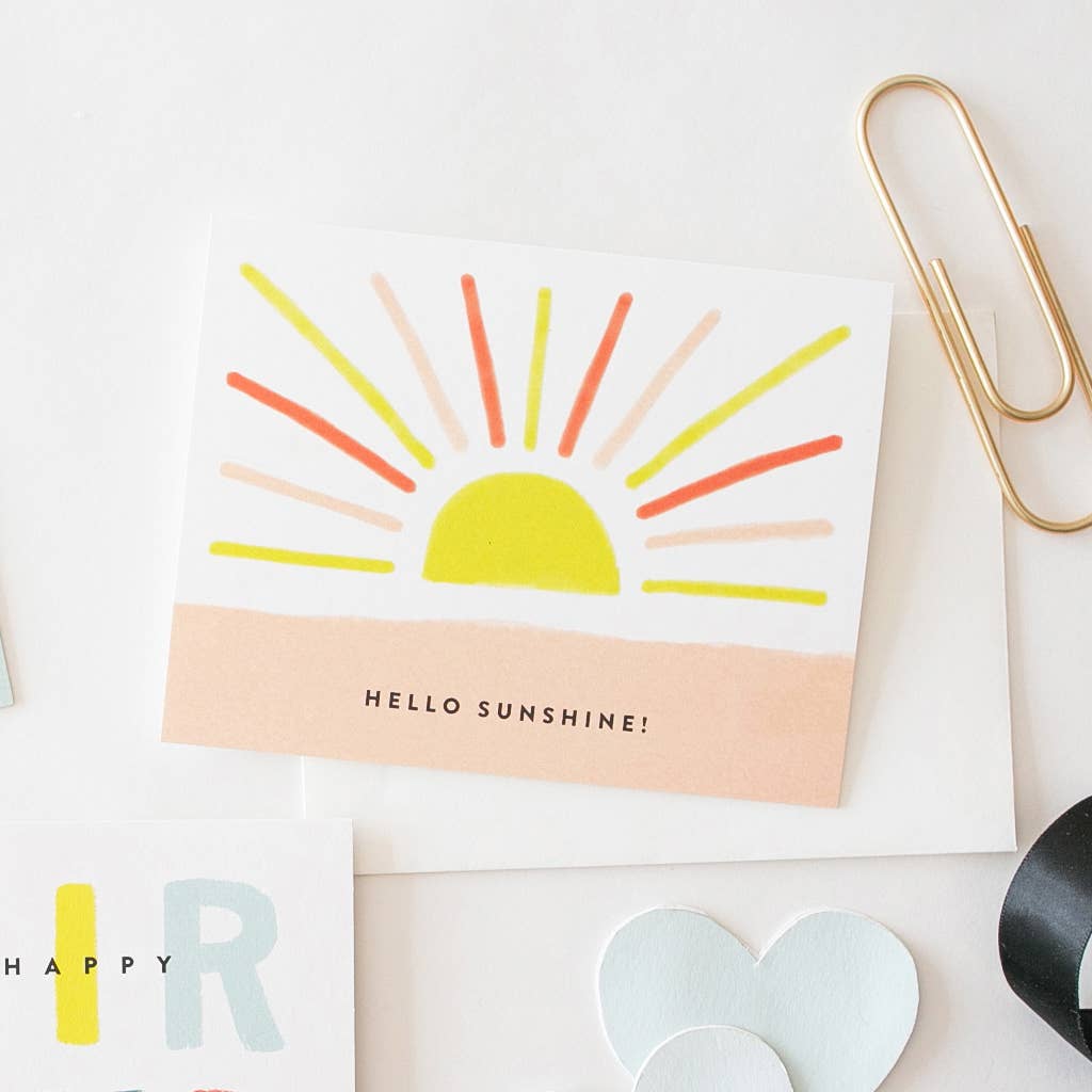 Joy Paper Co. - Wholesale Everyday Greeting Card - Hello Sunshine Card1