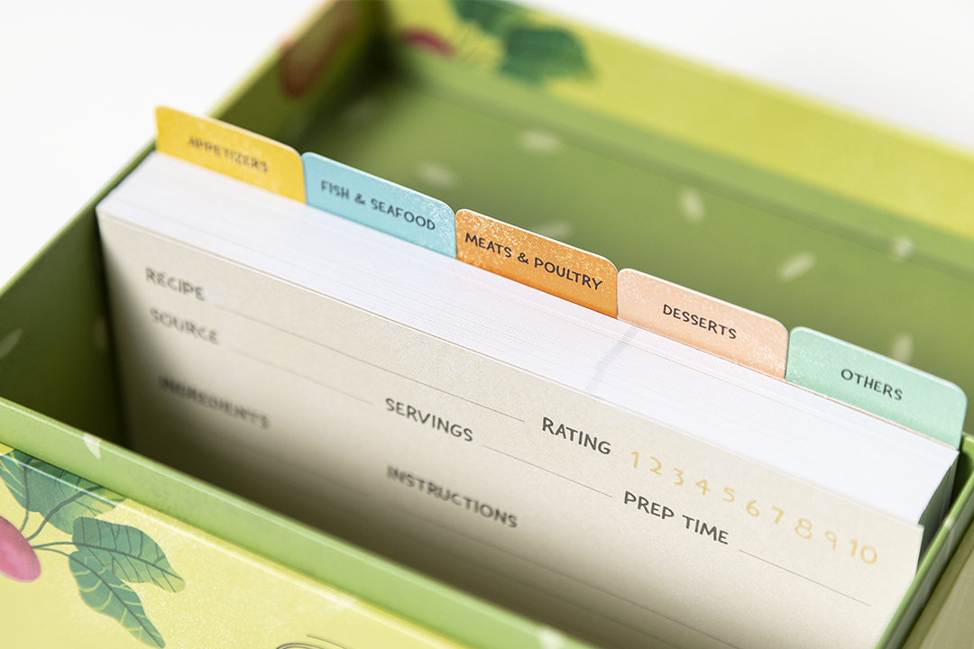 Edicare Editora, Lda. - Wholesale Recipe Card - MY RECIPES - BOX3