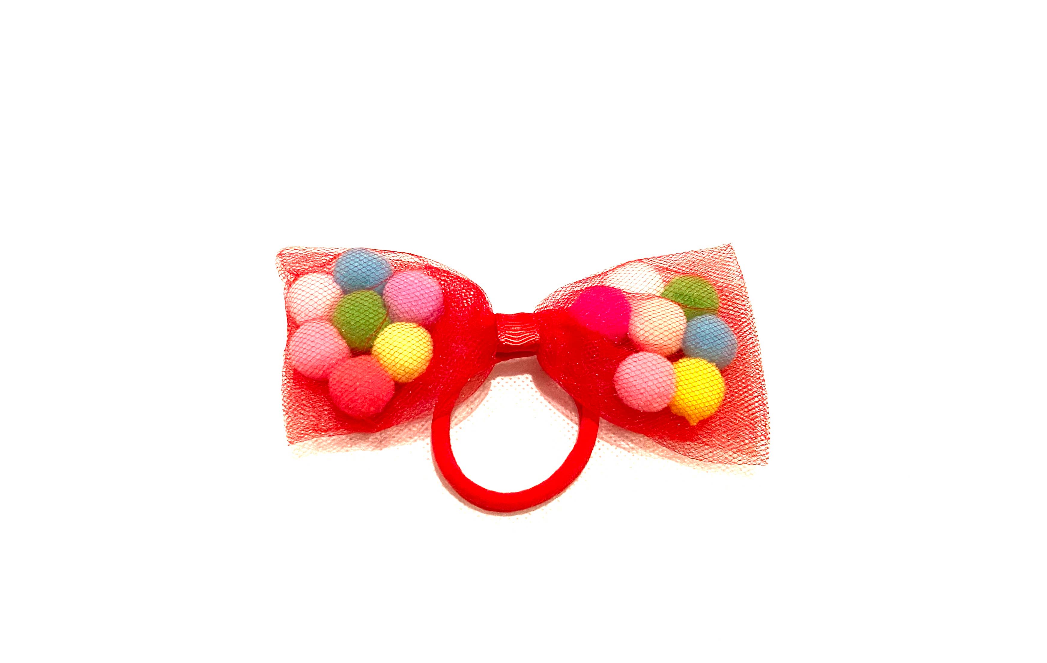 Tutu Joli LLC - Wholesale Hair Tie - Kids - Bow Hair Ties For Girls | 2Pc Set | 4" Bow Ponytail Holders1