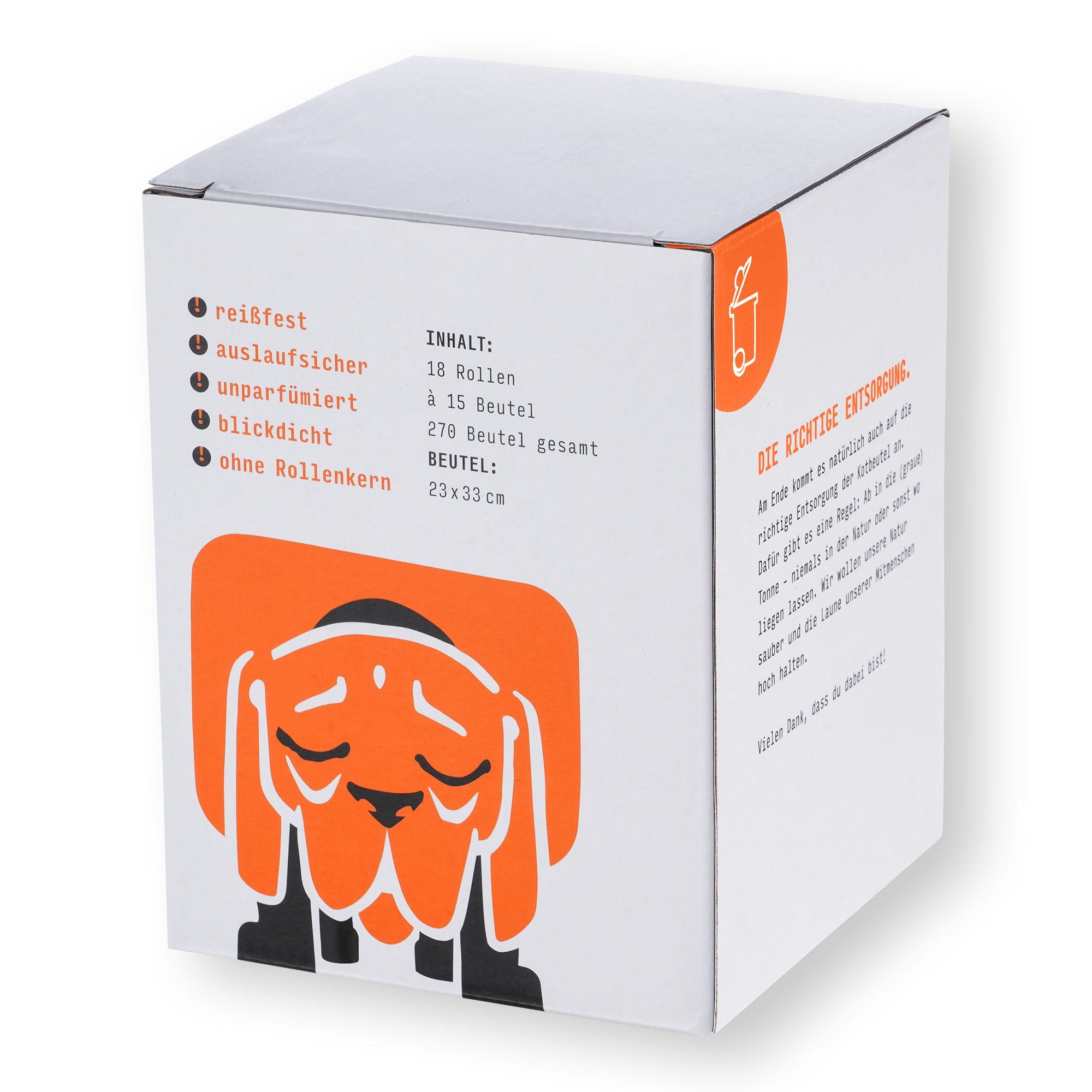 GOODSH!T – Großhandel Kotbeutel – GOODSH!T Hundekotbeutel, 18-er Box, 80% Recyclingmaterial1