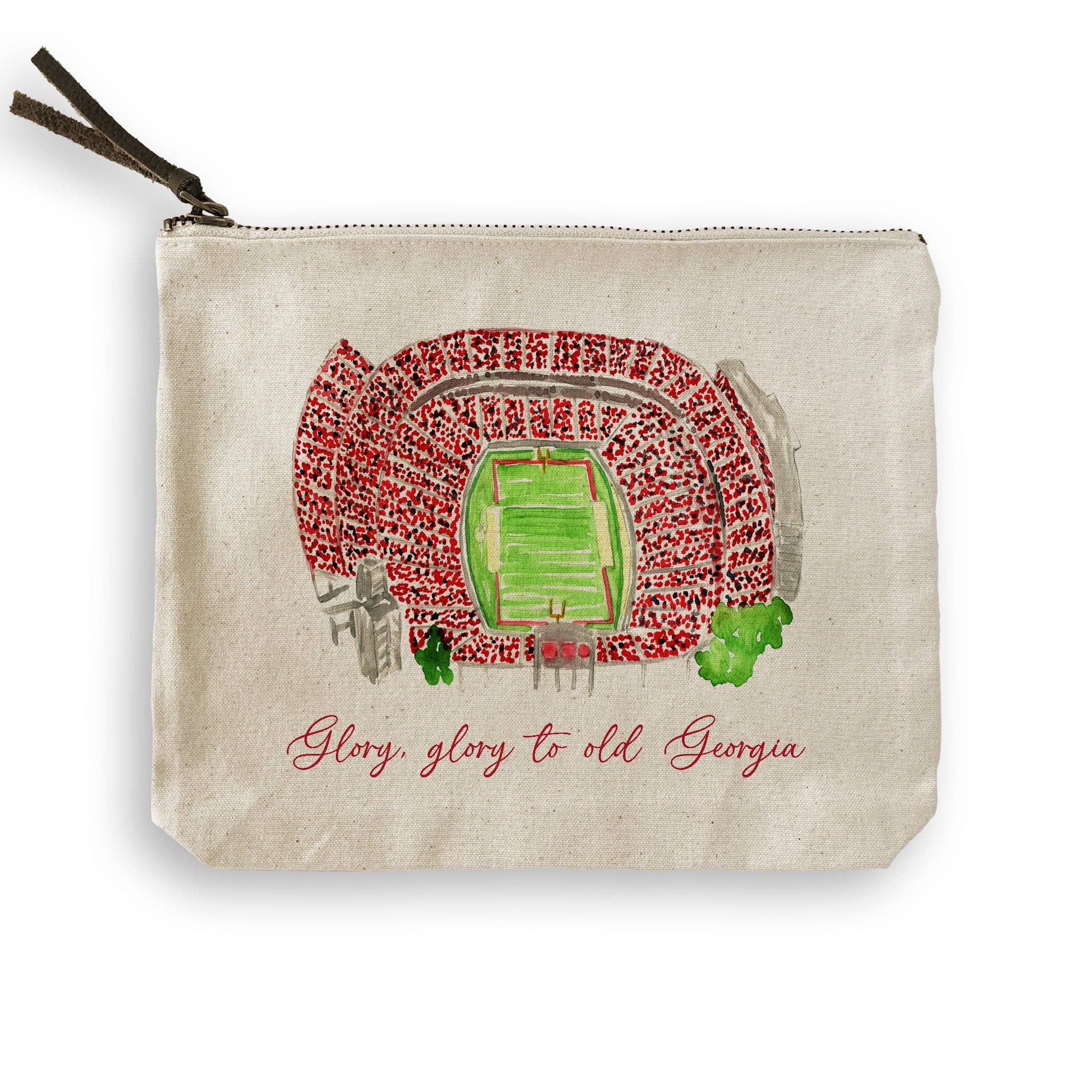 French Graffiti - Wholesale Tea Towel - Athens, Georgia Stadium with Quote7