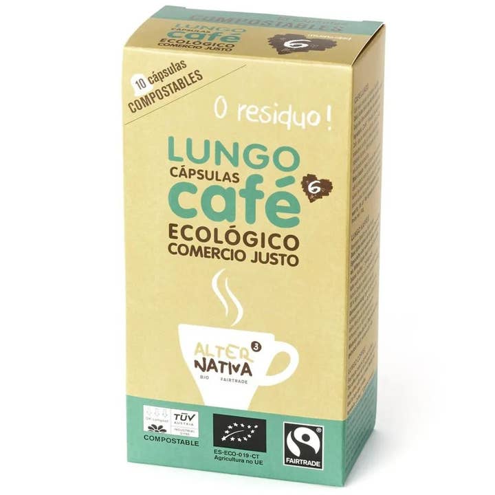 Original Market - Vente Dosettes de café - Lungo ECO Alternativa 3 capsules de café 10 pièces.