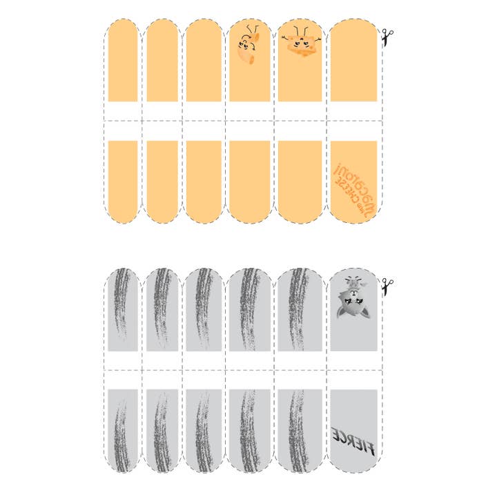 Savvi - Wholesale Temporary Tattoo - Kids - Crayolaâ„¢ Classic 12 craymoji nail tattoo set - LP33526.AA-01