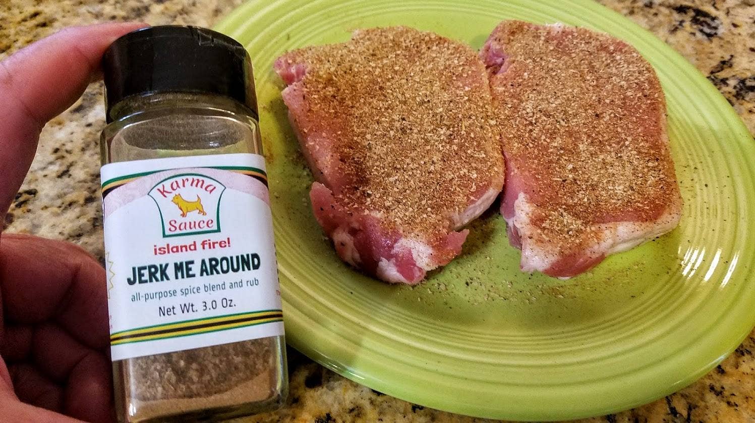 Karma Sauce - Vendita all'ingrosso Mix di spezie secche - Miscela di spezie Jerk Me Around - venduta in confezioni da 61