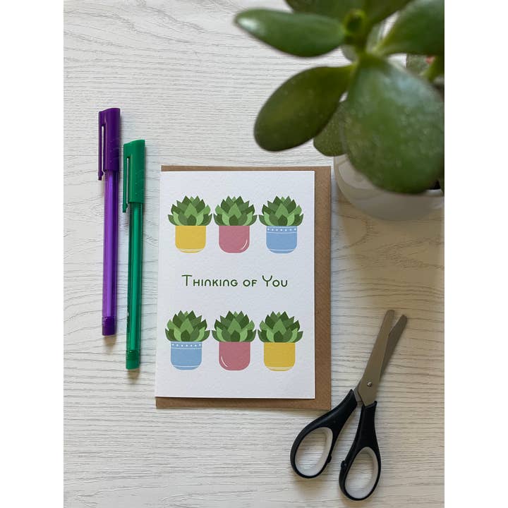 Thinking of You Card for wholesale by Popsy & Plum