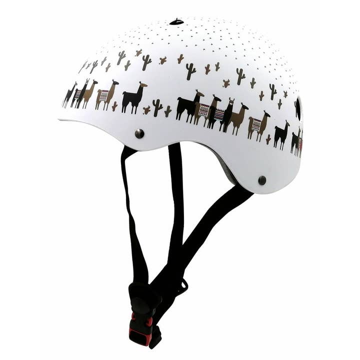Kiddimoto - Wholesale Bike/Scooter - Kids - Kiddimoto Helmet: Llama Design, Maximum Head Protection