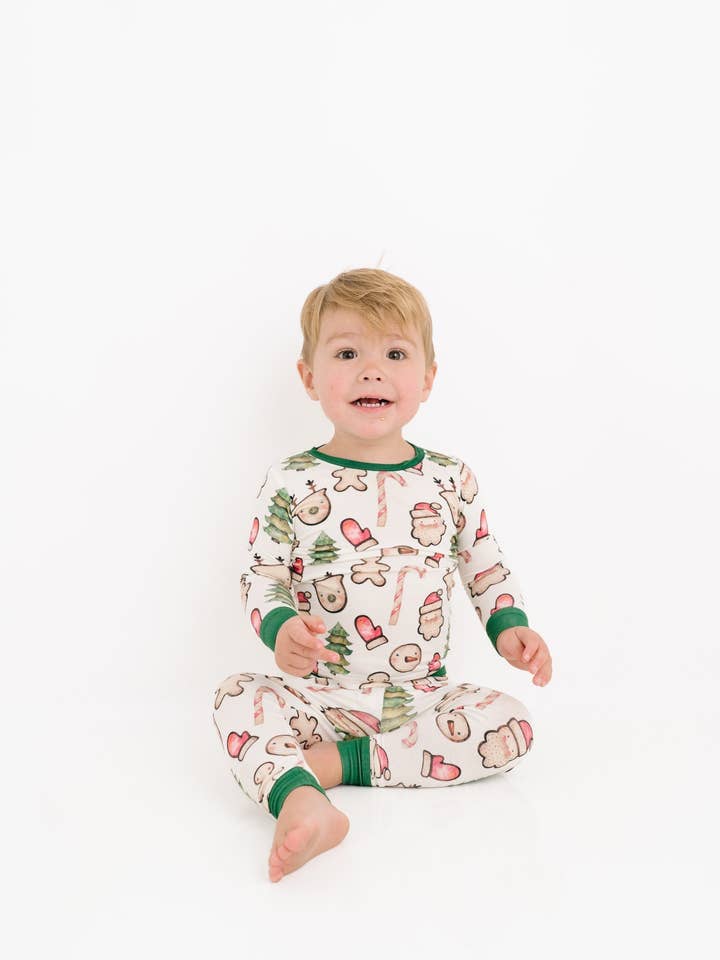 Little One Shop - Wholesale Lounge Set - Kids - Christmas Cookies Bamboo Set