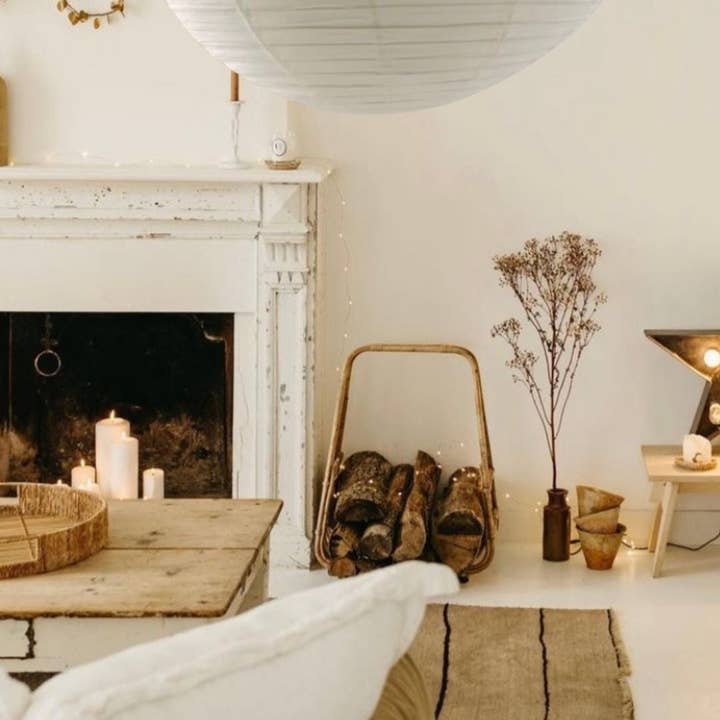 Little Nordic Sol - Wholesale Lampshade - Organic Cotton Light Shade - Rund - Warm White - 70cm6