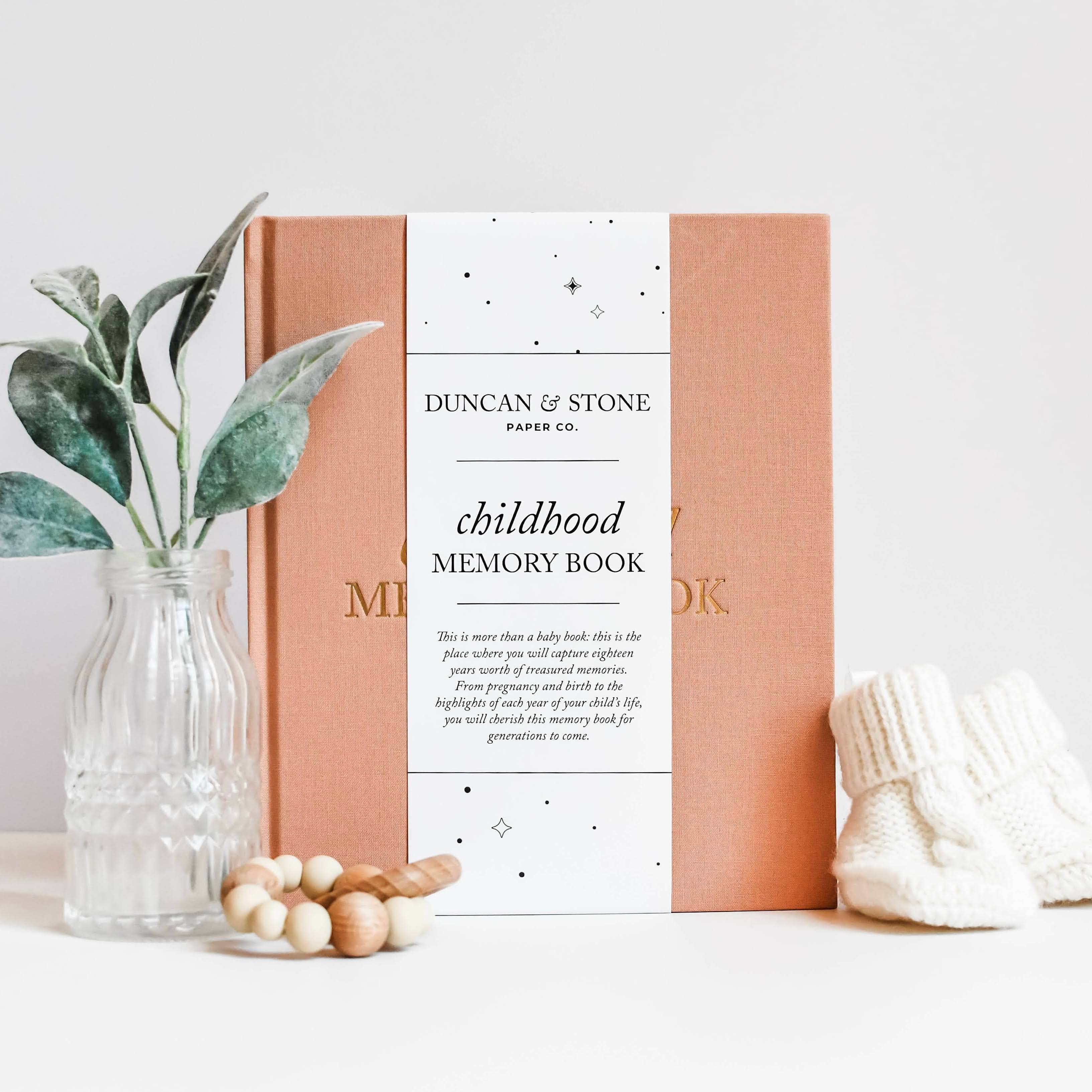 Duncan & Stone Paper Co. - Wholesale Memory Book - Kids & Baby - Baby Memory Book for New Mom Gift | Baby Photo Album6