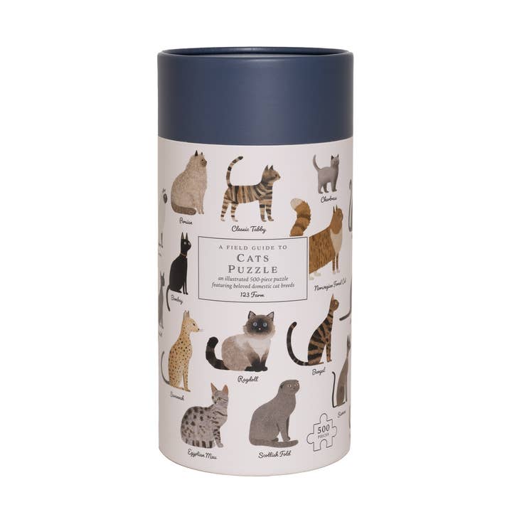 Rompecabezas de Gatos – Tubo de 500 Piezas con Ilustraciones Vintage para venta al por mayor de 123 Farm