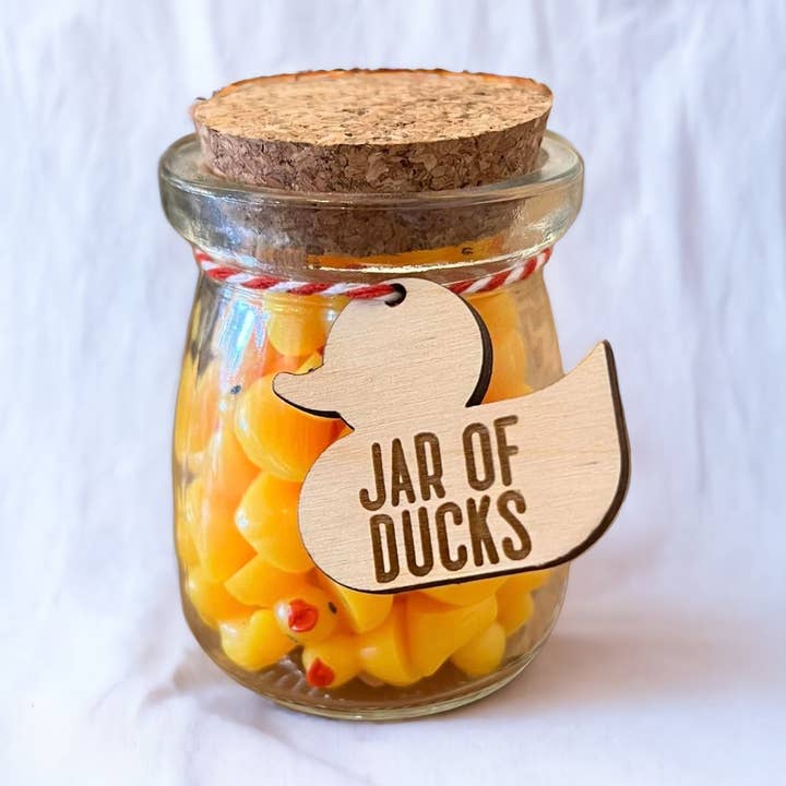 Jar of Ducks (3.4oz) - Coworker Gift - White Elephant Gift for wholesale by Sleepy Magnolia Designs