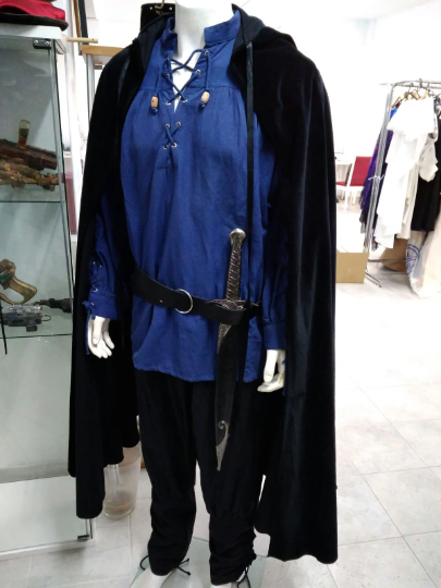 Costurero Real - Wholesale Button Down Shirt - Men's - Men shirt Medieval Renaissance Cotton Steampunk Pirate6